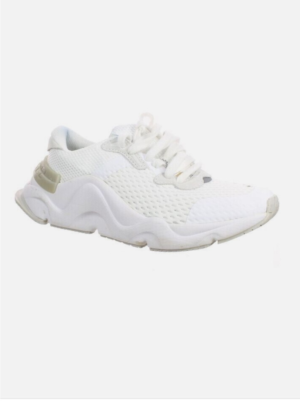 Sorel White and Light Gray Mesh Trainer Sneakers - Picture 2 of 8